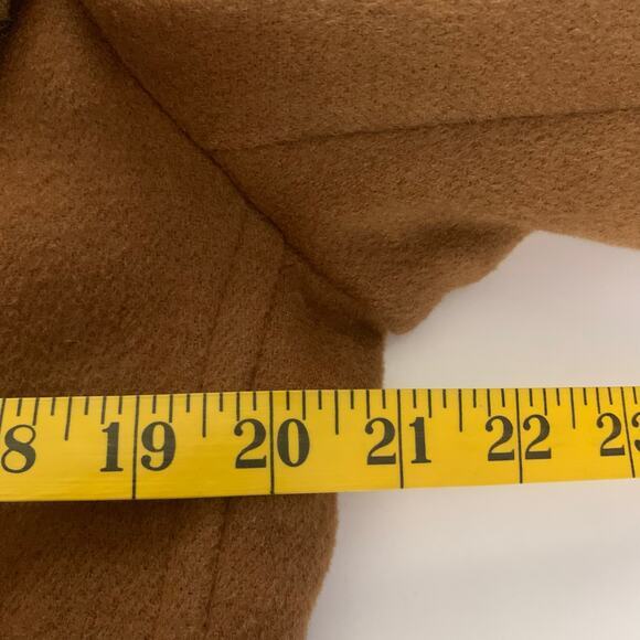 J. JILL Jacket Blazer M Asymmetrical 3 Button Wool Blend Oversized Collar Unline - Picture 13 of 14